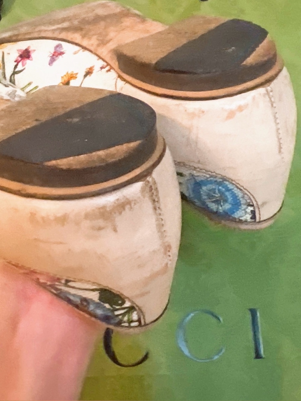 Gucci Flower print Ballet Flats - Picture 4 of 4